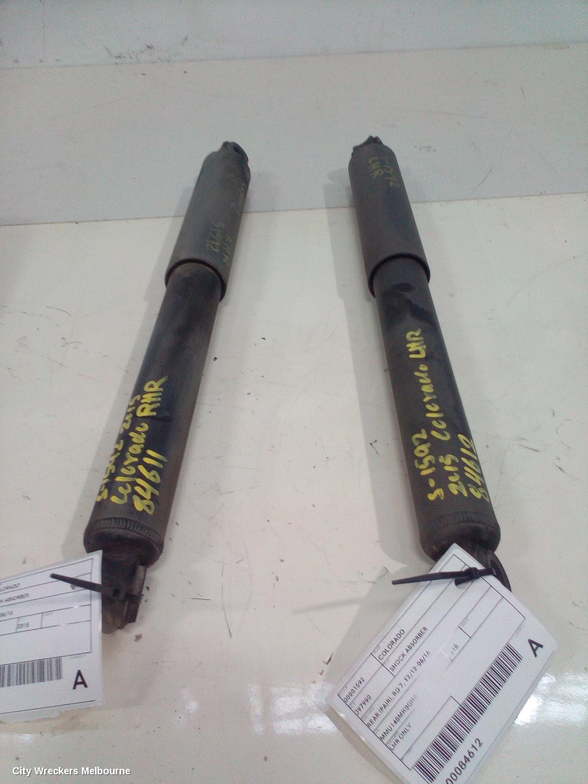 HOLDEN COLORADO SHOCK ABSORBER, REAR (PAIR), RG 7, 12/2012 - 06/2016 - Image 2