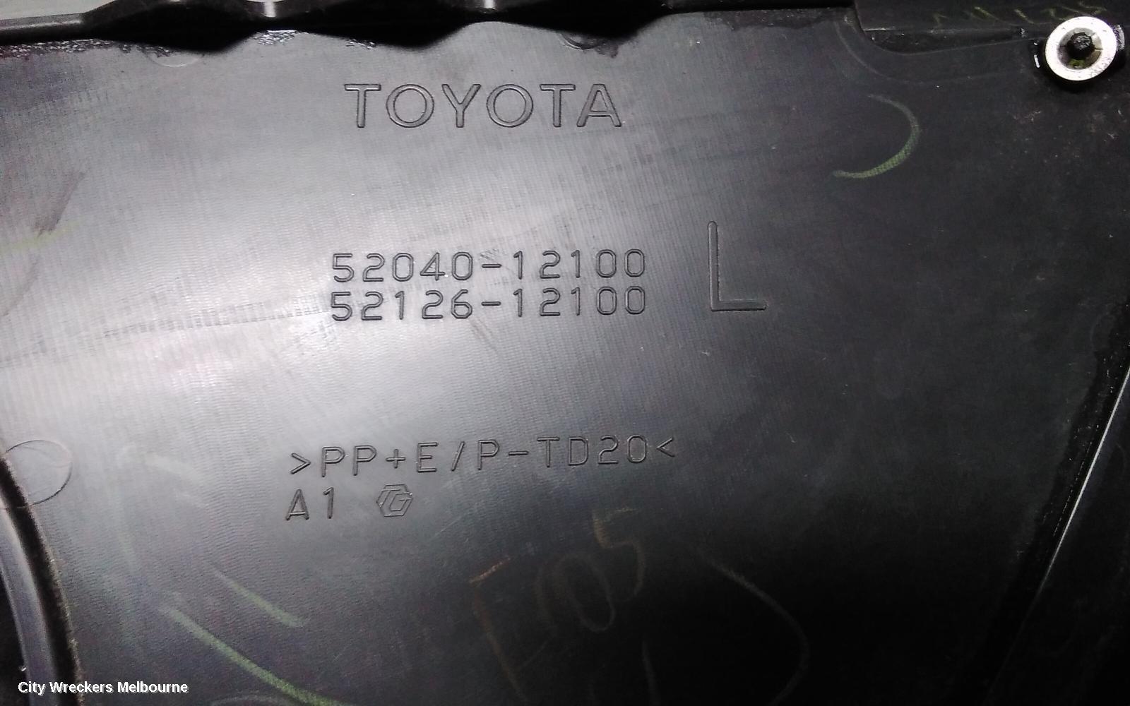 TOYOTA COROLLA LEFT INDICATOR/FOG/SIDE, BUMPER FOGLAMP, ZRE182R/ZWE186R, HATCH, 03/2015 - 06/2018 - Image 3
