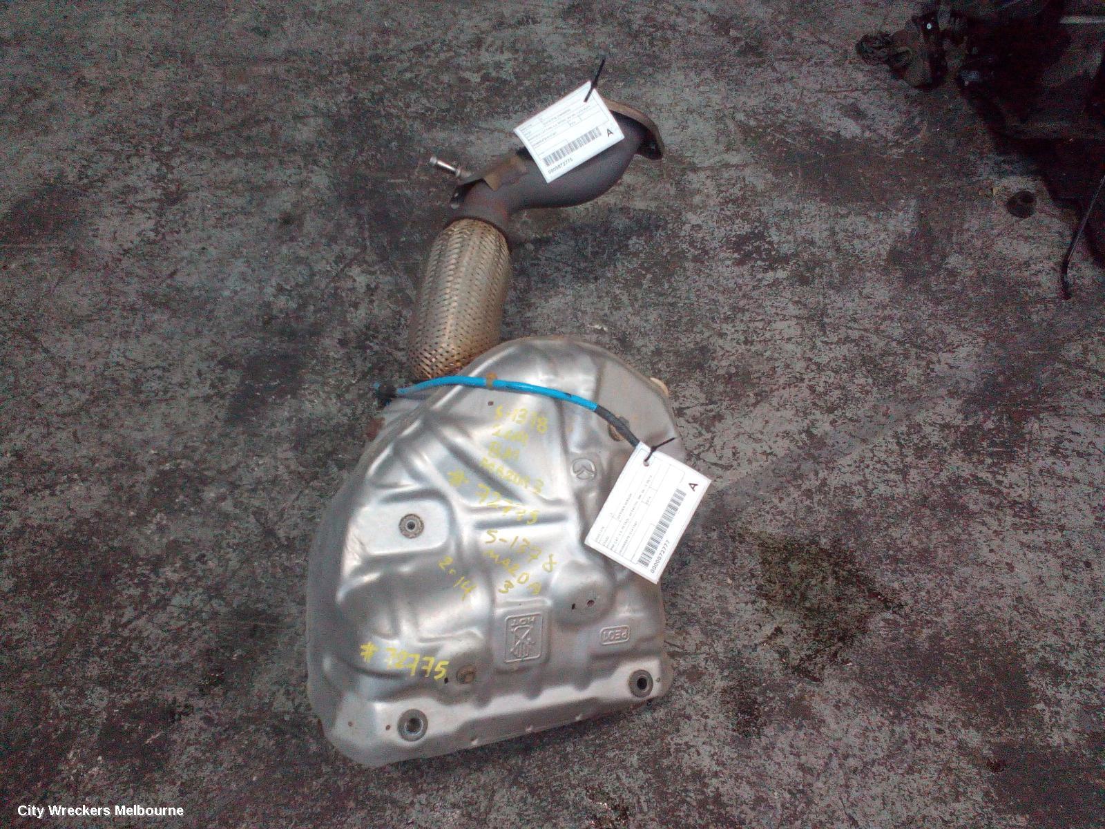 MAZDA 3 CATALYTIC CONVERTER, MANIFOLD-CAT TYPE, 2.0, PETROL, BM-BN, 11/2013 - 02/2019 - Image 1
