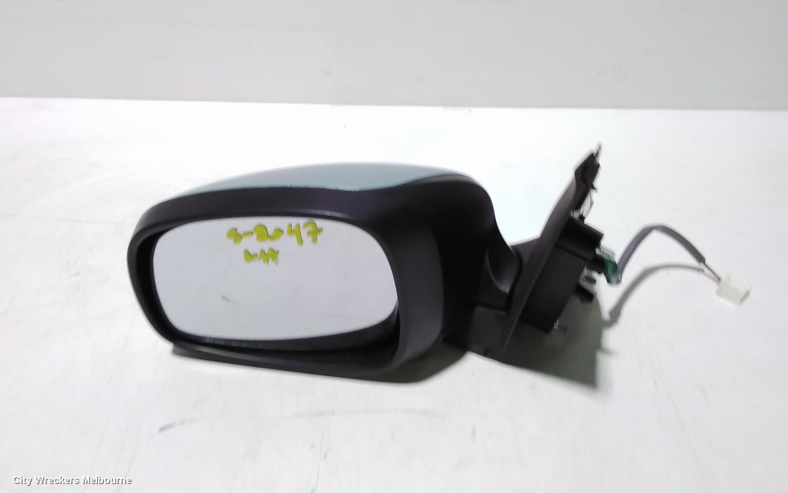 SUZUKI SWIFT LEFT DOOR MIRROR, RS415/RS416, NON INDICATOR, 3 WIRE TYPE, MIRROR ON HEAD #011115, 09/2004 - 02/2011 - Image 2