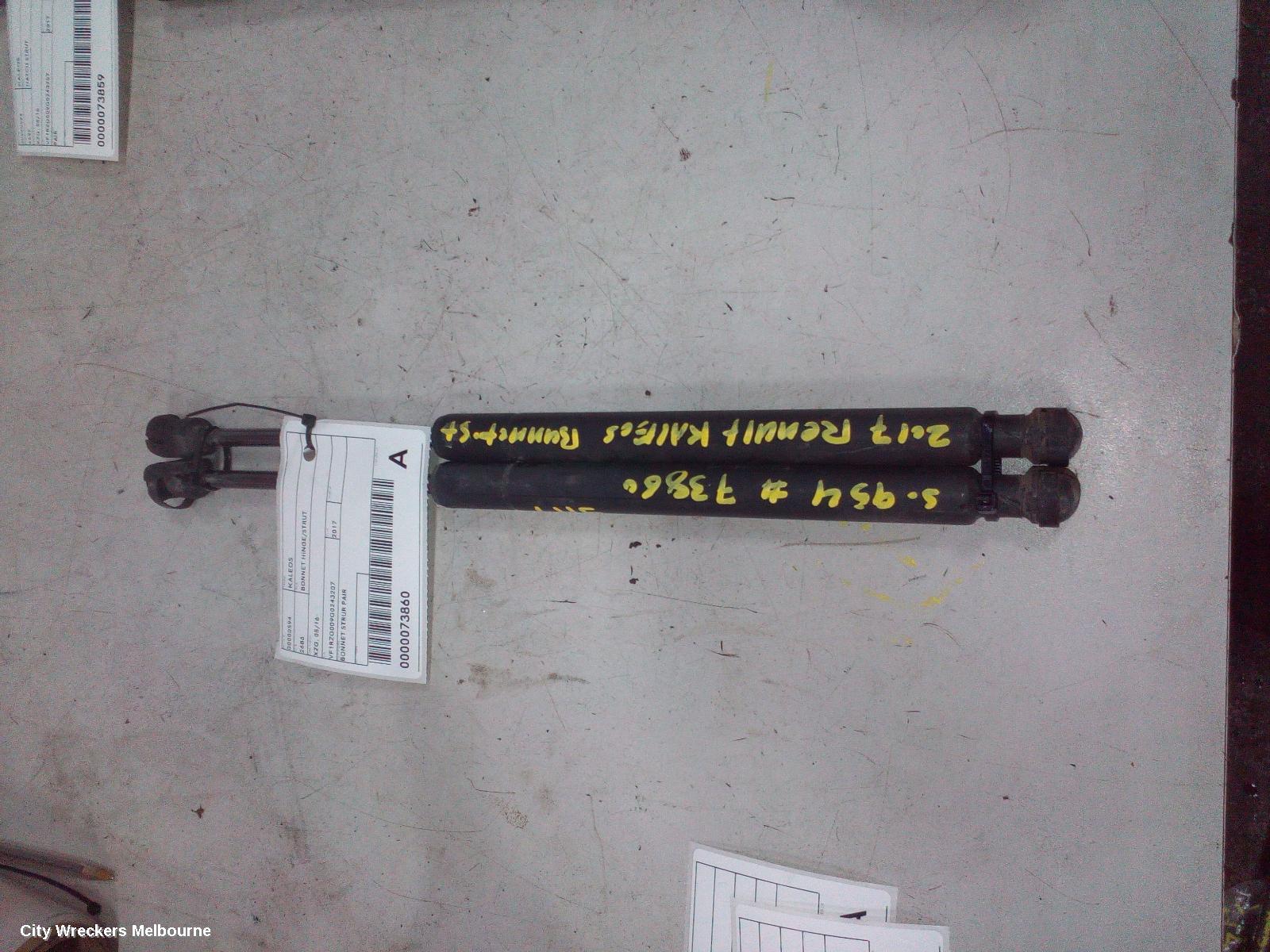 RENAULT KALEOS BONNET HINGE/STRUT, XZG, 05/2016 ONWARDS - Image 1
