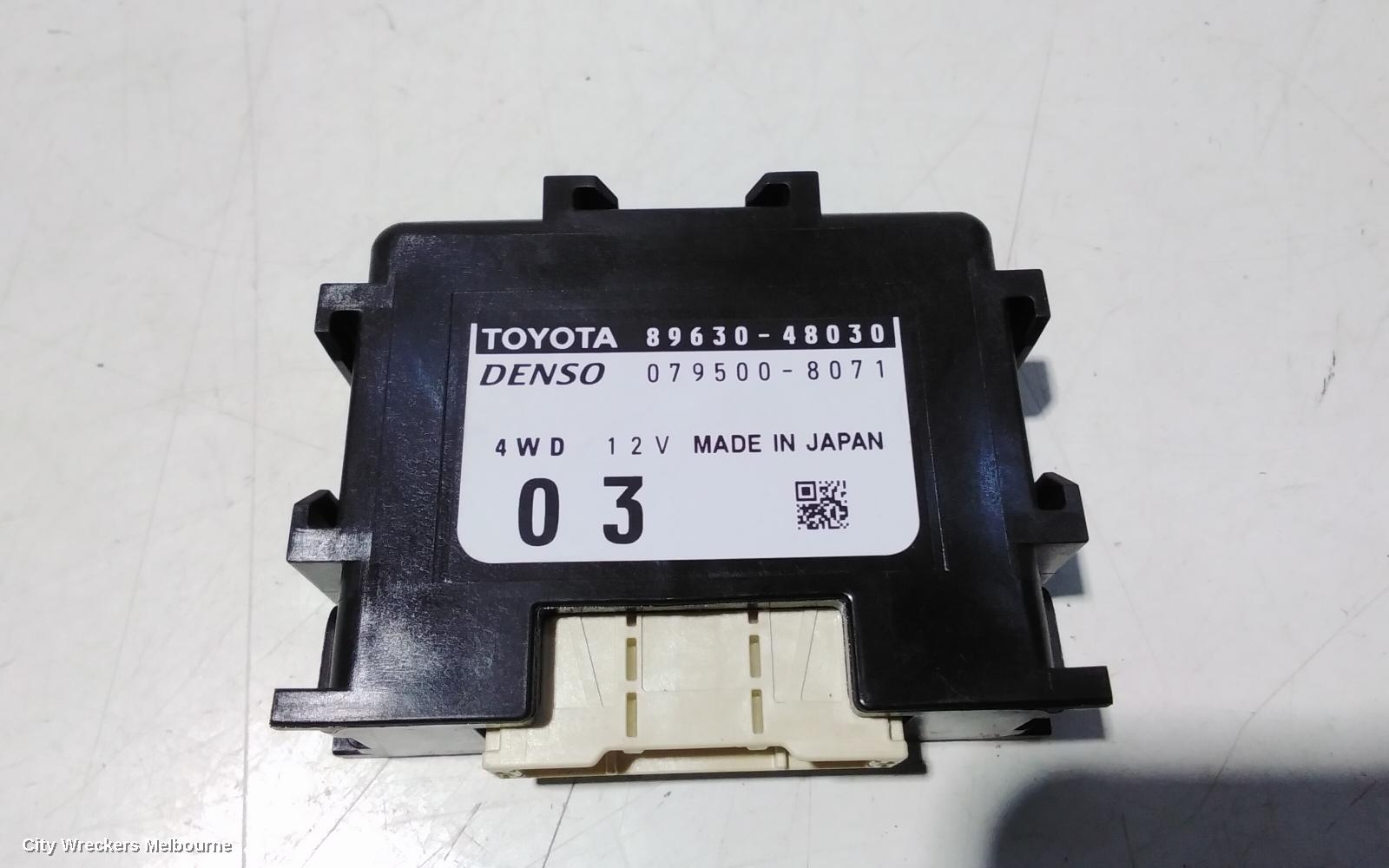 TOYOTA KLUGER, XU50 SERIES, 03/2014 - 02/2021, 89630-48030  4WD COMPUTER: 108118 - Image 2
