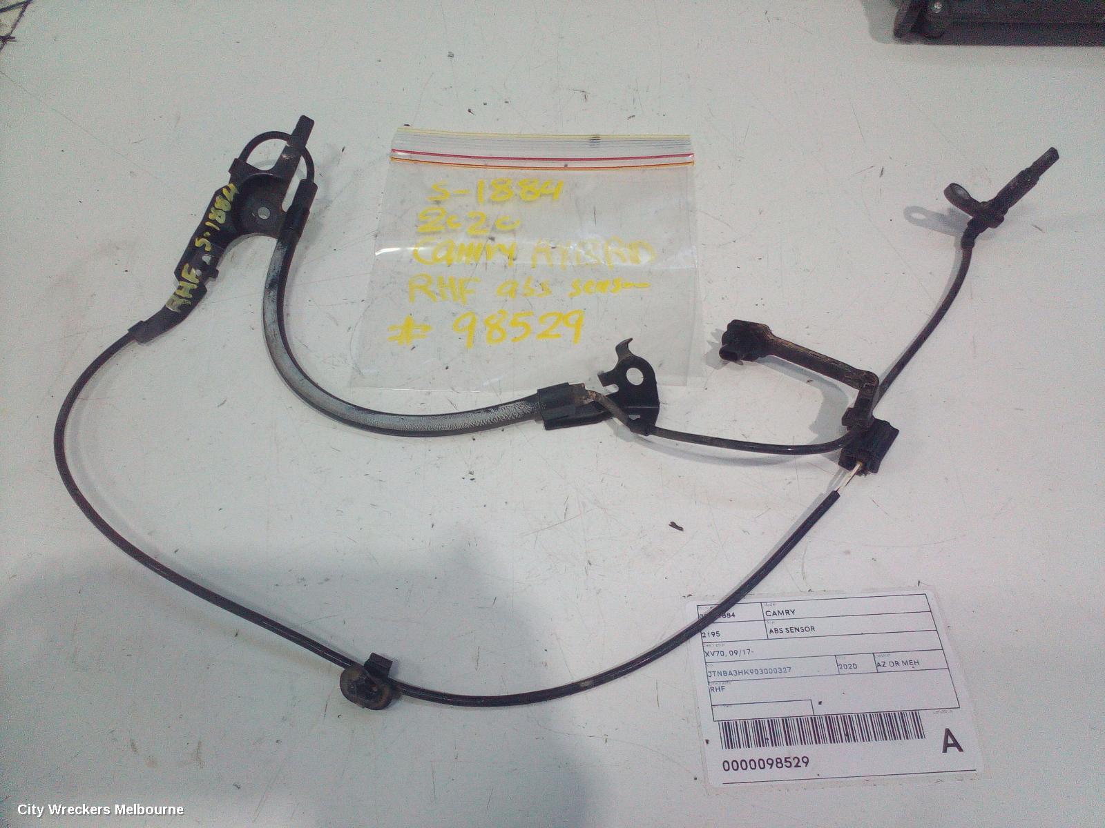 TOYOTA CAMRY ABS SENSOR, RH FRONT, XV70, A25A-FXS, HEV, 09/2017 - 05/2024 - Image 3
