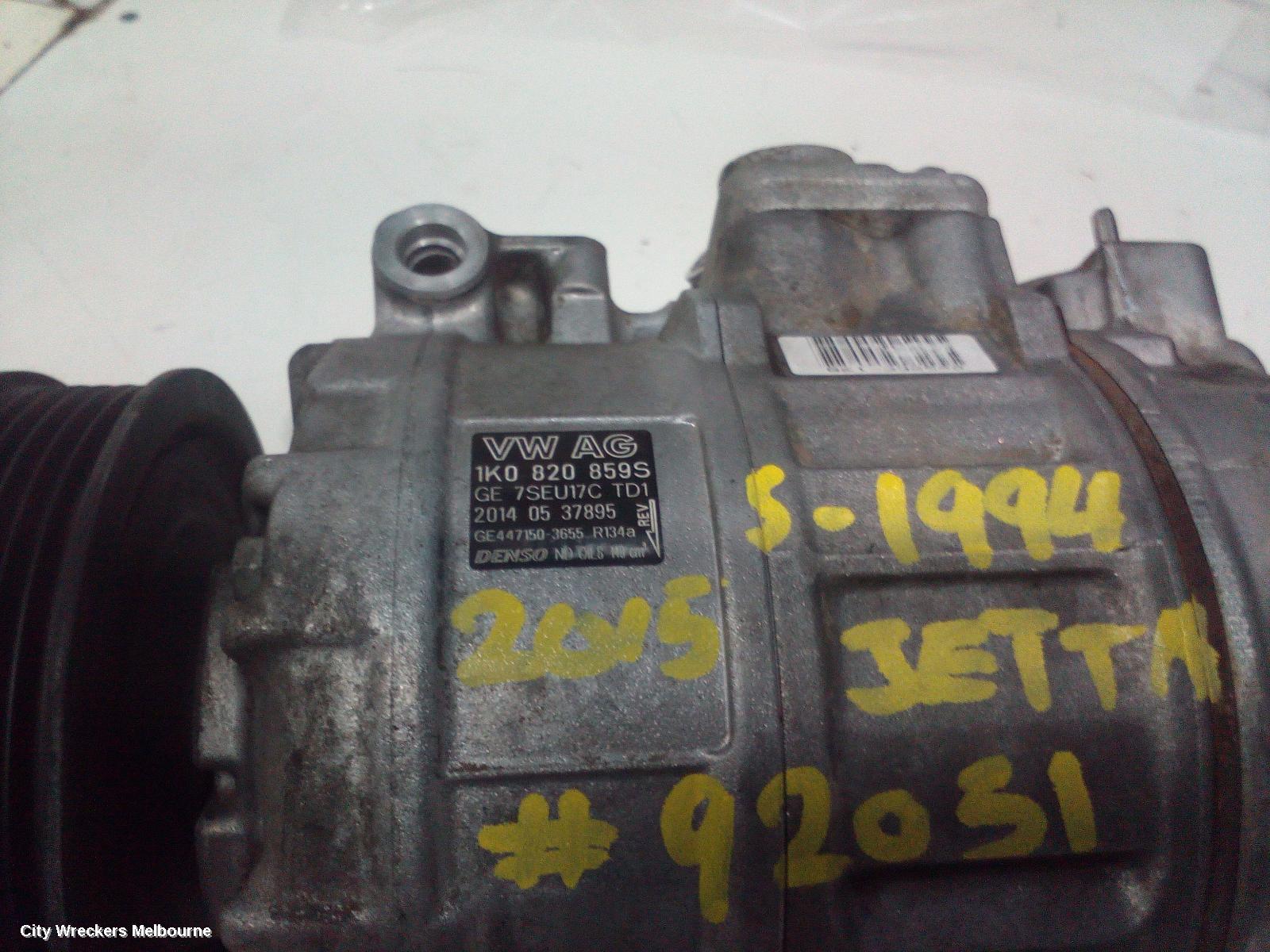 VOLKSWAGEN JETTA A/C COMPRESSOR, 1KM-1B, PETROL, DENSO BRAND (7SEU17C), 02/2006 - 12/2017 - Image 3