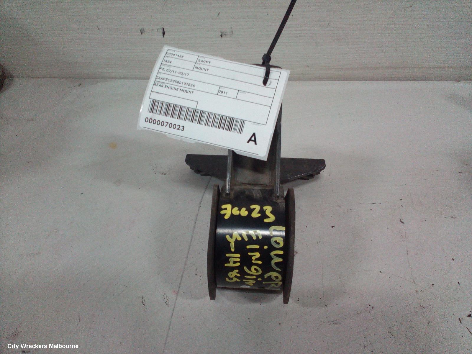 SUZUKI SWIFT MOUNT, FZ, 02/2011 - 03/2017 - Image 1