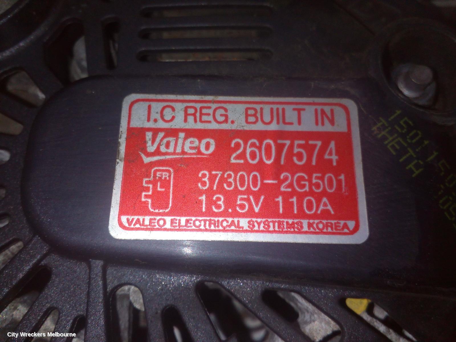 KIA OPTIMA ALTERNATOR, PETROL, 2.4, G4KJ, TF, 01/2011 - 10/2015 - Image 1