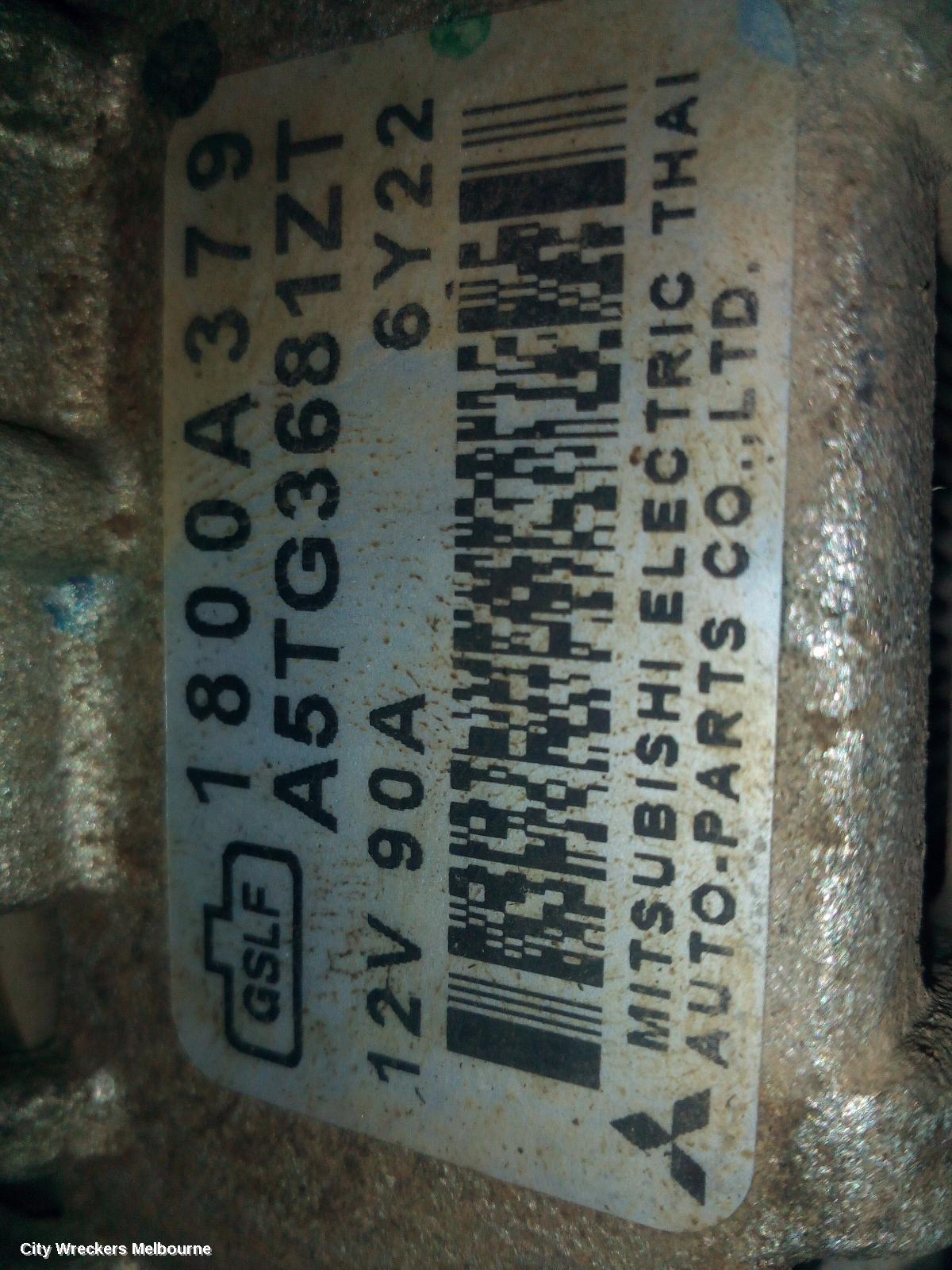 MITSUBISHI TRITON ALTERNATOR, DIESEL, 2.4, 4N15, MQ-MR, 03/2015 ONWARDS - Image 2