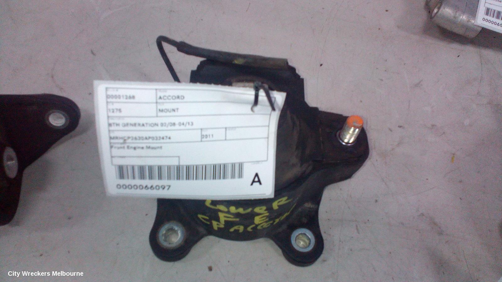 HONDA ACCORD MOUNT, 8TH GENERATION 02/2008 - 04/2013 - Image 1
