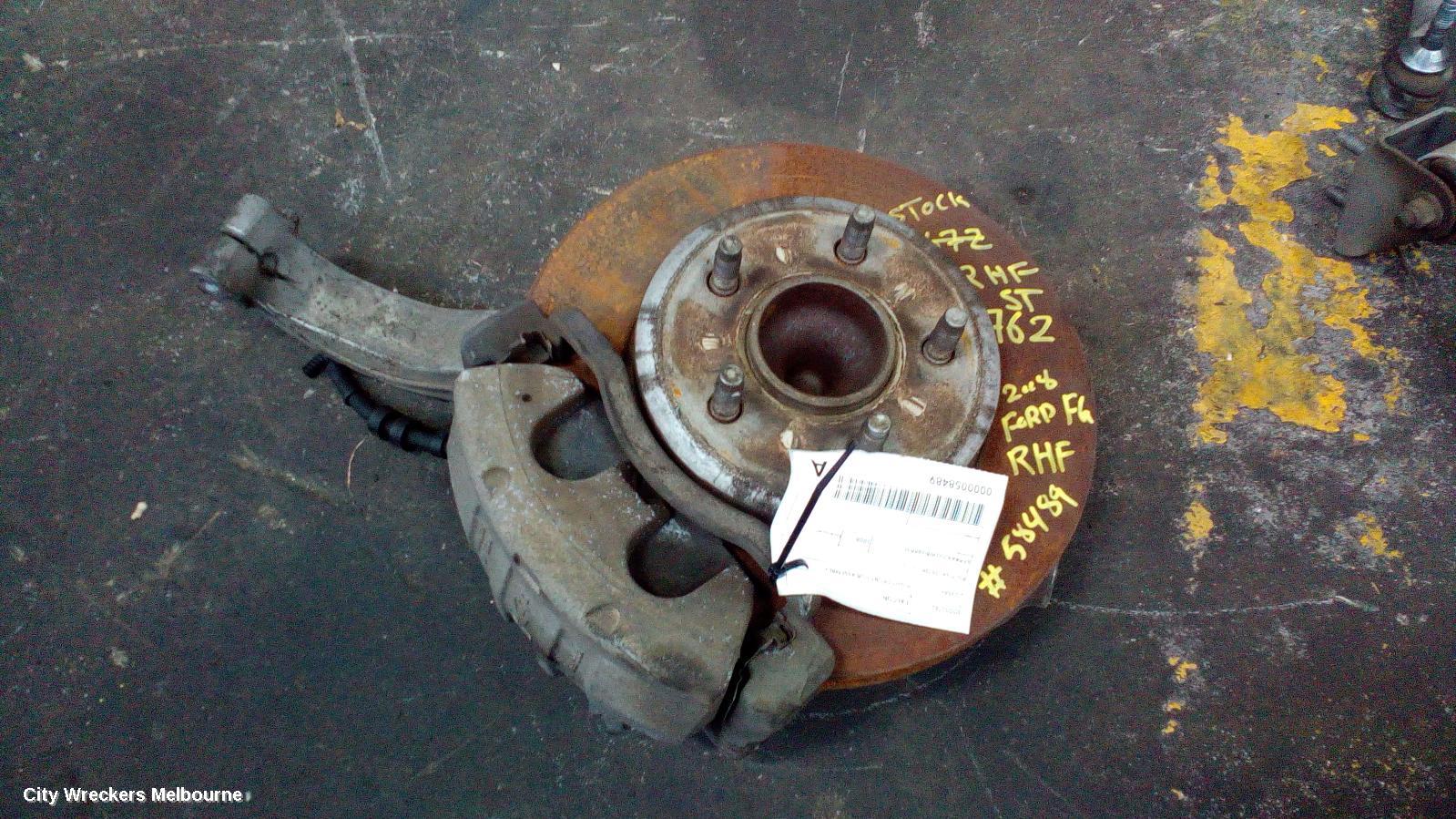 FORD FALCON RIGHT FRONT HUB ASSEMBLY, FG-FGX, 05/2008 - 12/2016 - Image 1