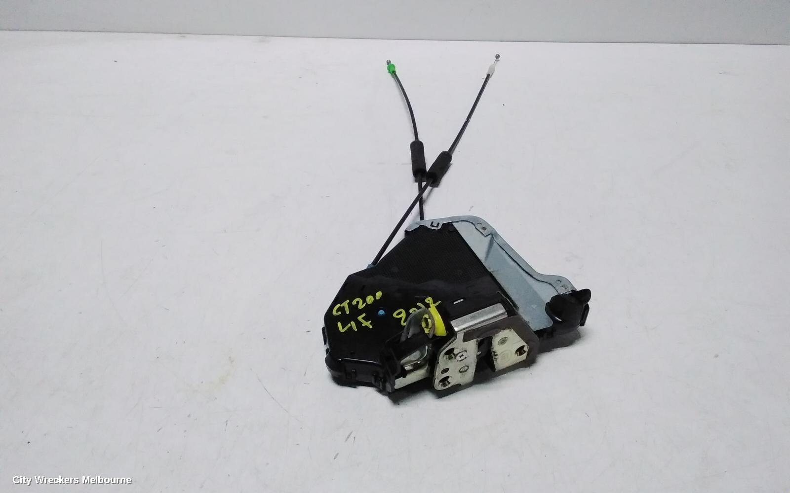 LEXUS CT200H DOOR/BOOT/GATE LOCK, LEFT FRONT DOOR LOCK, ZWA10, 12/2010 ONWARDS - Image 1