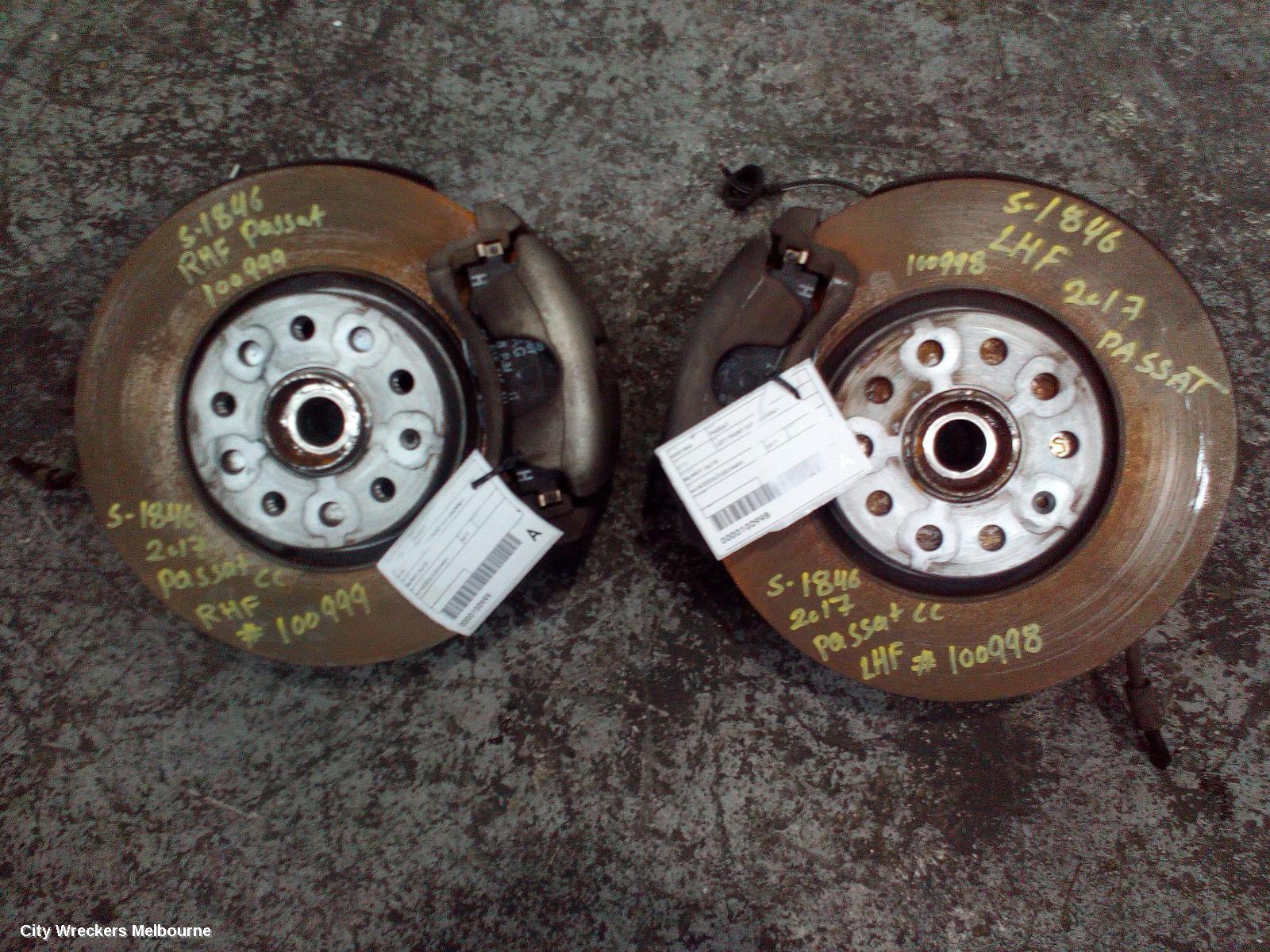 VOLKSWAGEN PASSAT LEFT FRONT HUB ASSEMBLY, B8/MK7, 2WD, 06/2015 - 05/2023 - Image 3