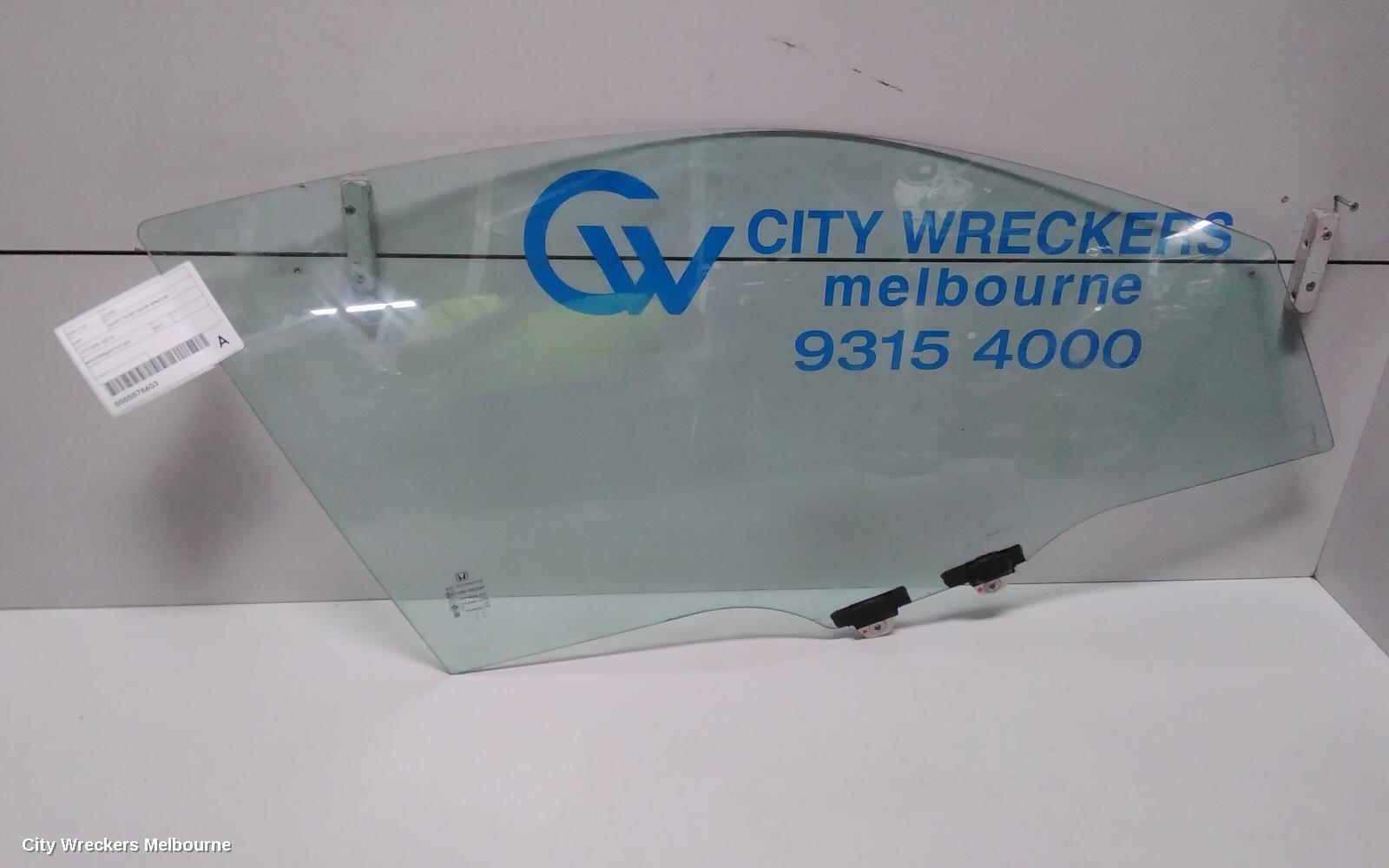 HONDA CIVIC RIGHT FRONT DOOR WINDOW, 10TH GEN, HATCH, 05/2016 ONWARDS - Image 1