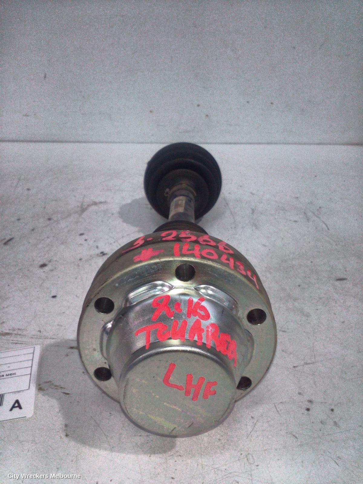 VOLKSWAGEN TOUAREG LEFT DRIVESHAFT, FRONT, 7P, 07/2011 - 04/2018 - Image 1