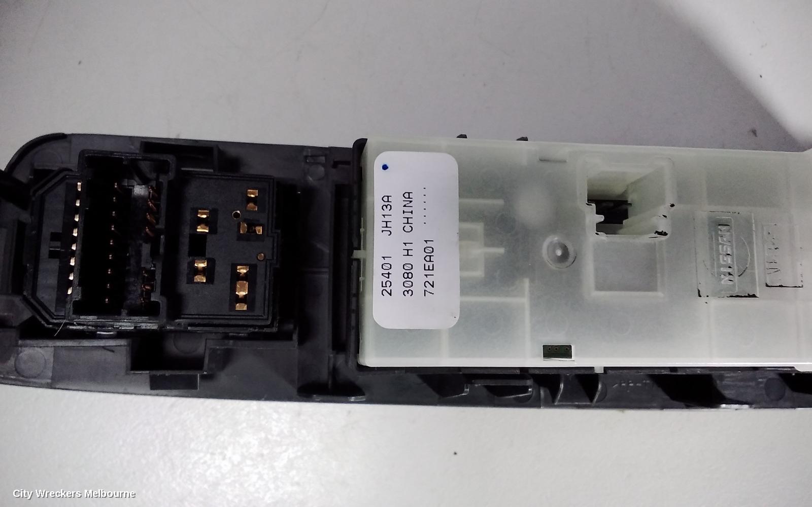 NISSAN XTRAIL PWR DR WIND SWITCH, RH FRONT (MASTER SWITCH), T31, 09/2007 - 12/2013 - Image 3