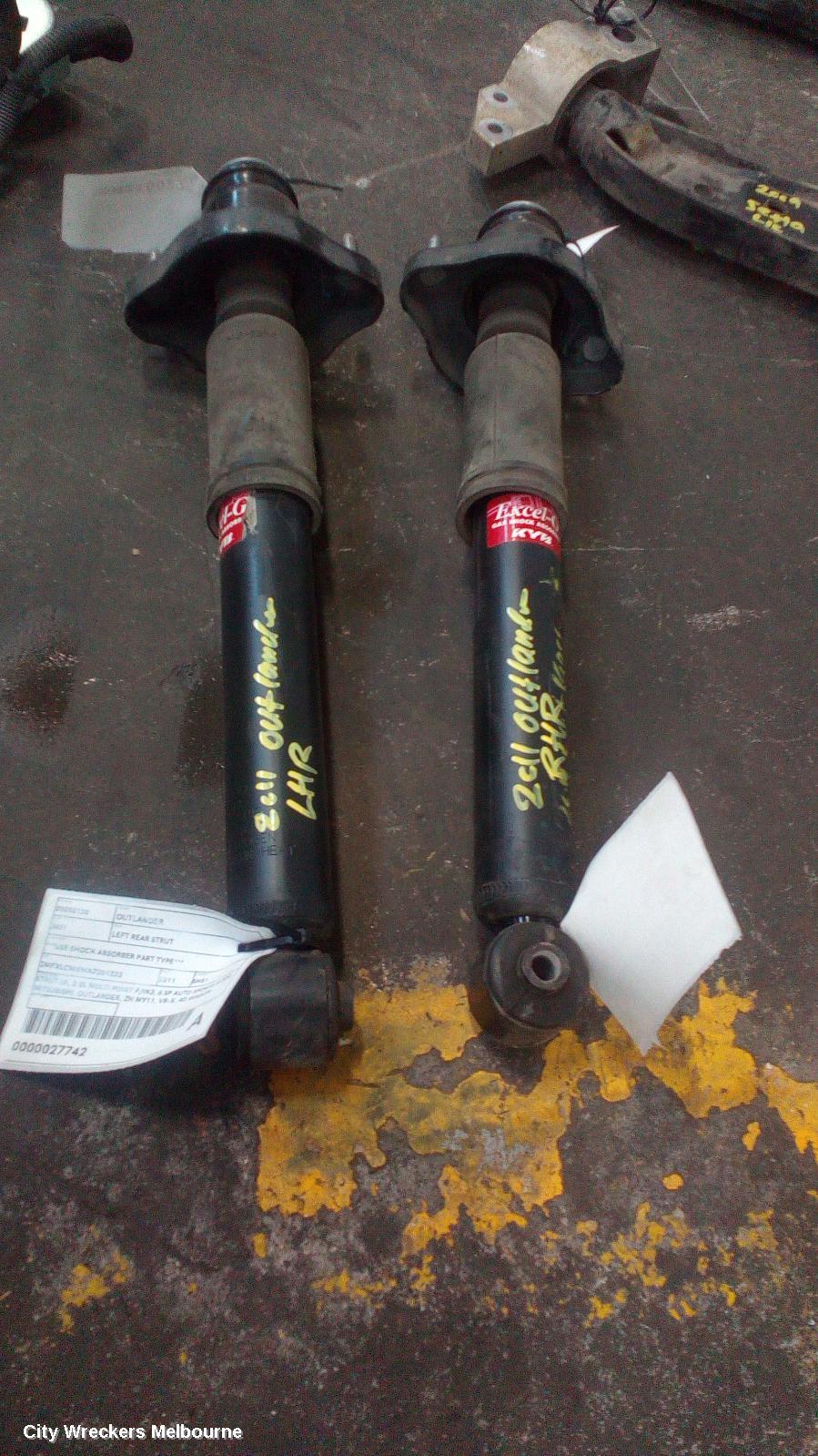 MITSUBISHI OUTLANDER LEFT REAR STRUT, ***USE SHOCK ABSORBER PART TYPE*** - Image 3