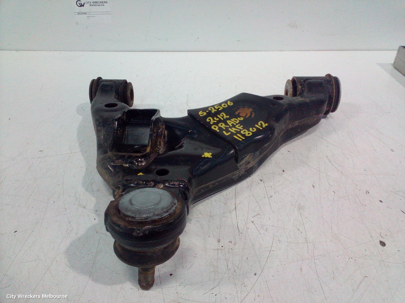 TOYOTA PRADO LEFT FRONT LOWER CONTROL ARM, 150 SERIES, NON KDSS TYPE, 08/2009 - 11/2023 - Image 2