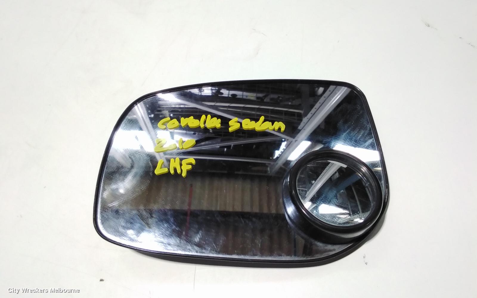 TOYOTA COROLLA LEFT DOOR MIRROR, ZRE152/20153R, SEDAN, NON FLASHER LAMP, 03/2007 - 02/2010 - Image 1