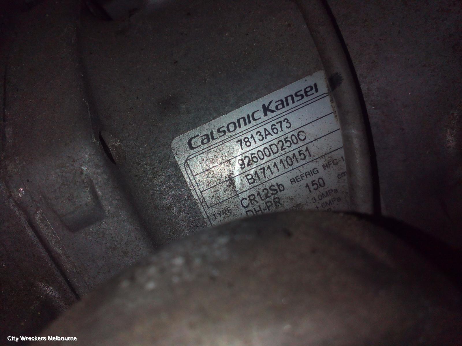 MITSUBISHI TRITON A/C COMPRESSOR, MQ-MR, 2.4, 4N15, DIESEL, 04/2015 ONWARDS - Image 1