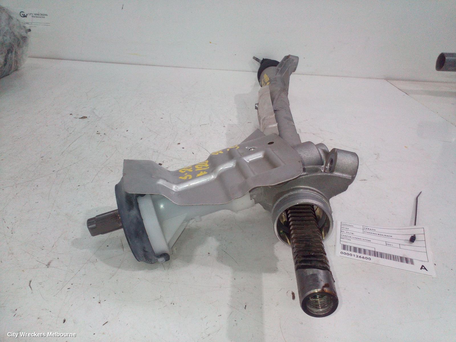 KIA CERATO STEERING BOX/RACK, BD, 04/2018 - 09/2024 - Image 3