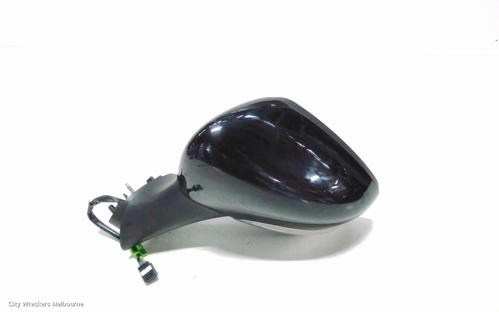 RENAULT CLIO LEFT DOOR MIRROR, X98, BLACK, MANUAL FOLDING (7 WIRE), 09/2013 - 07/2016 - Image 1