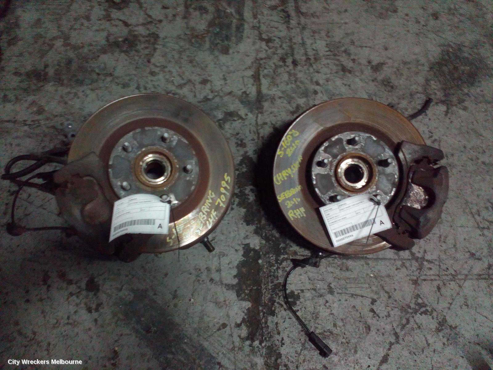 CHRYSLER SEBRING LEFT FRONT HUB ASSEMBLY, JS, 05/2007 - 02/2011 - Image 2