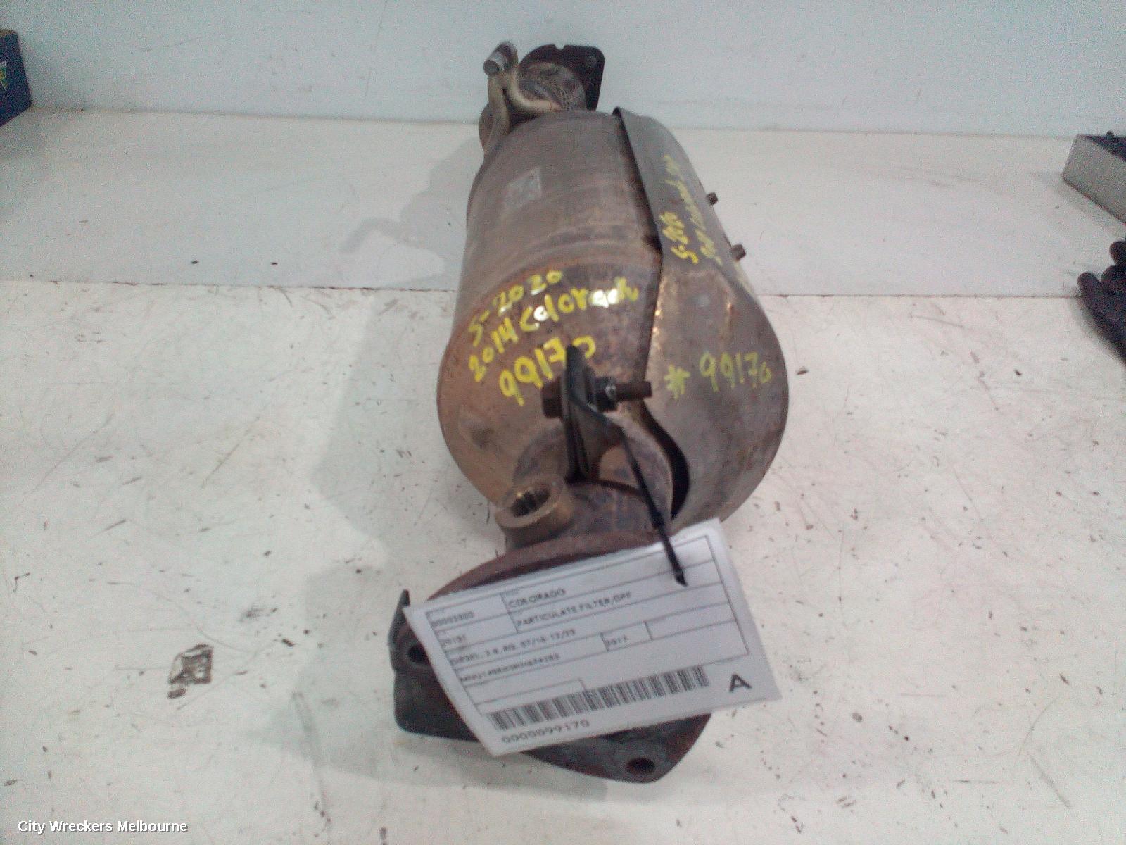 HOLDEN COLORADO PARTICULATE FILTER/DPF, DIESEL, 2.8, RG, 07/2016 - 12/2020 - Image 1