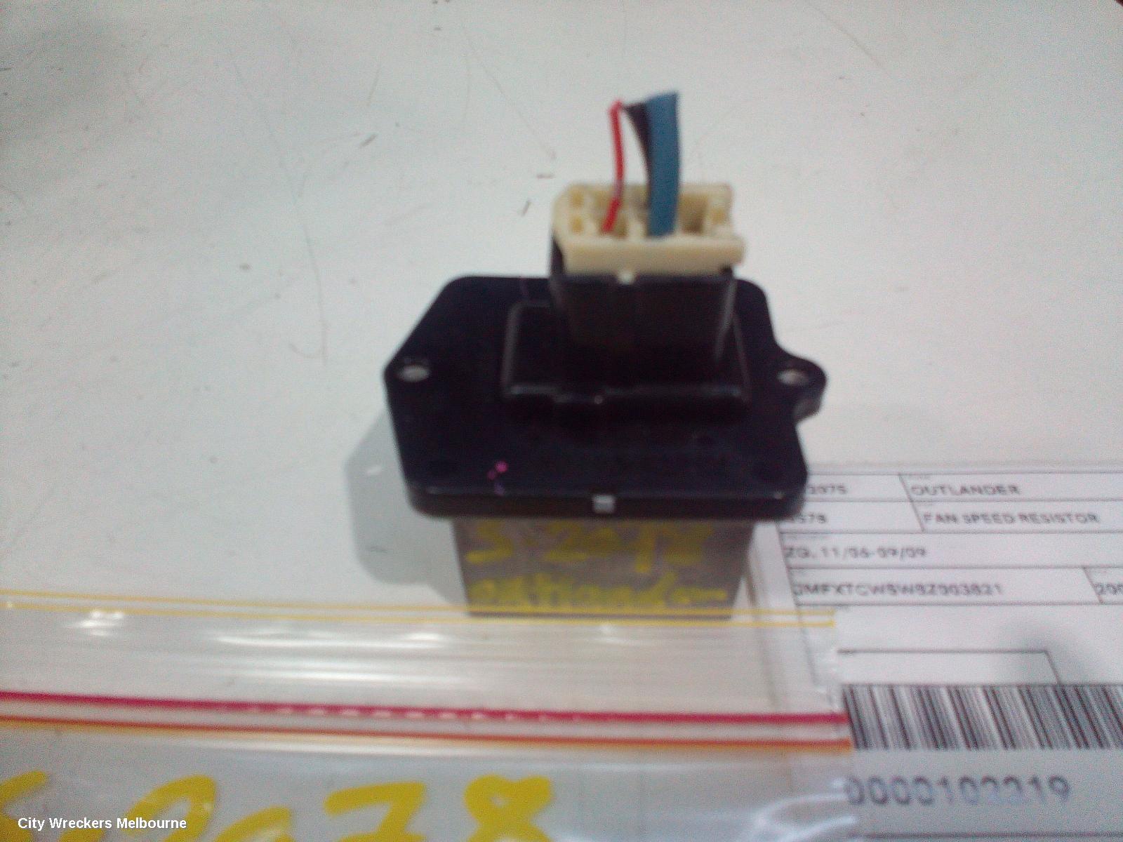 MITSUBISHI OUTLANDER FAN SPEED RESISTOR, ZG, 11/2006 - 09/2009 - Image 2