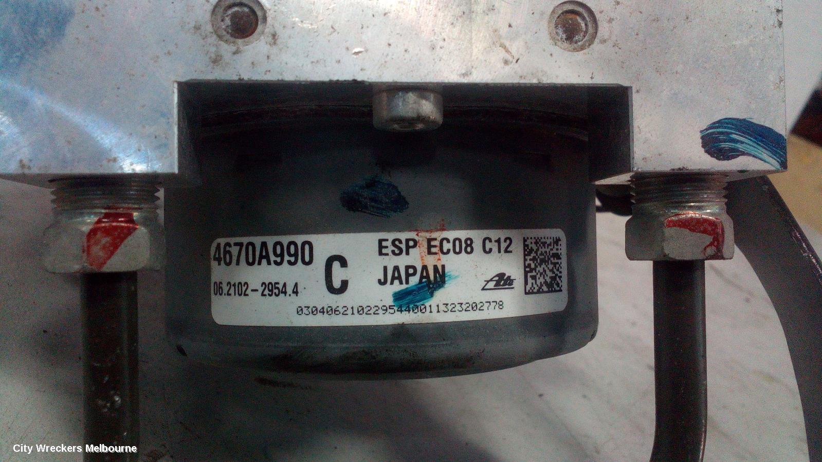 MITSUBISHI OUTLANDER ABS PUMP/MODULATOR, ZJ, P/N 4670A666, 10/2012 - 03/2015 - Image 2