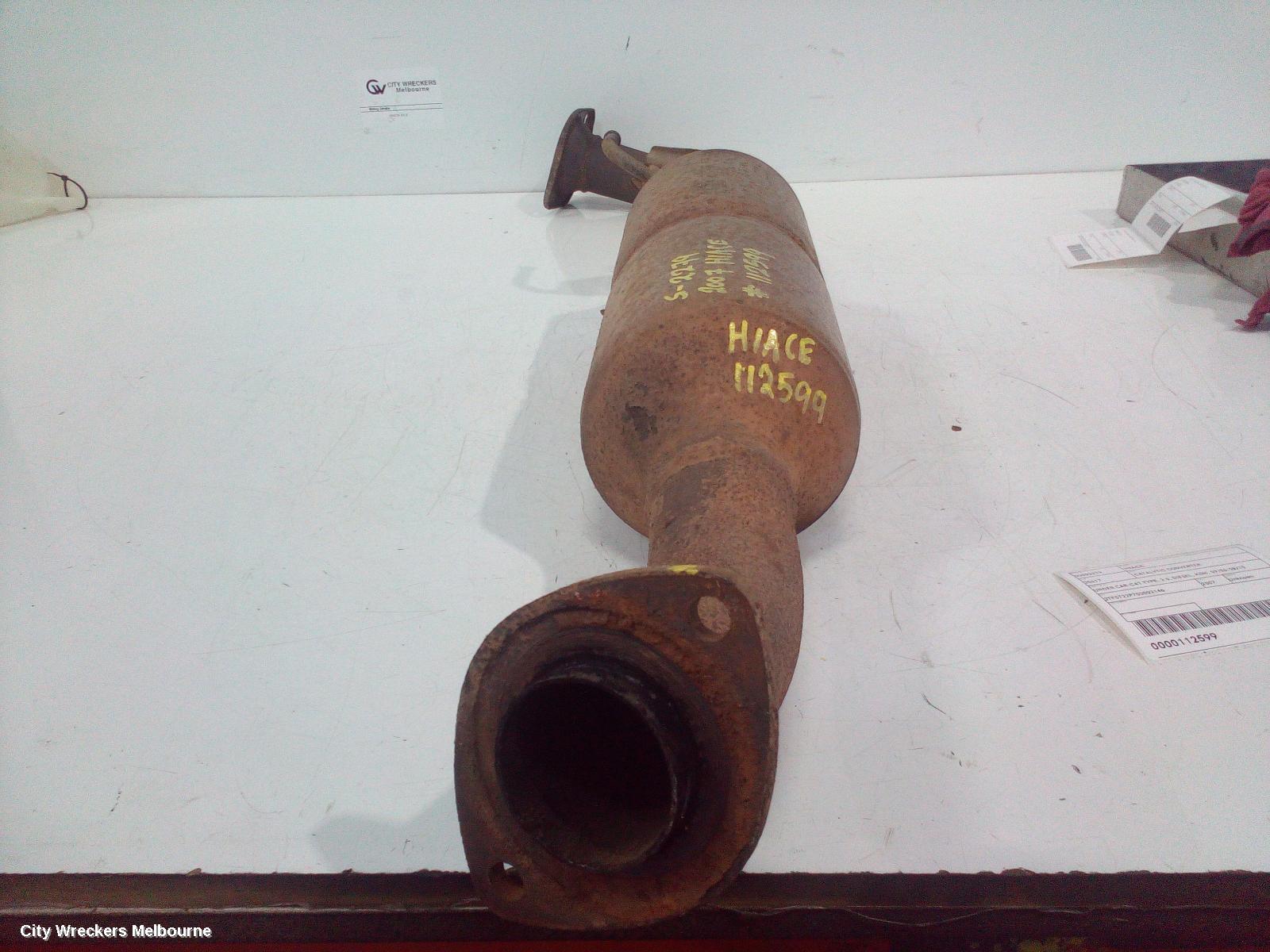 TOYOTA HIACE CATALYTIC CONVERTER, UNDER CAR-CAT TYPE, 3.0, DIESEL, KDH, 09/2006 - 08/2010 - Image 2