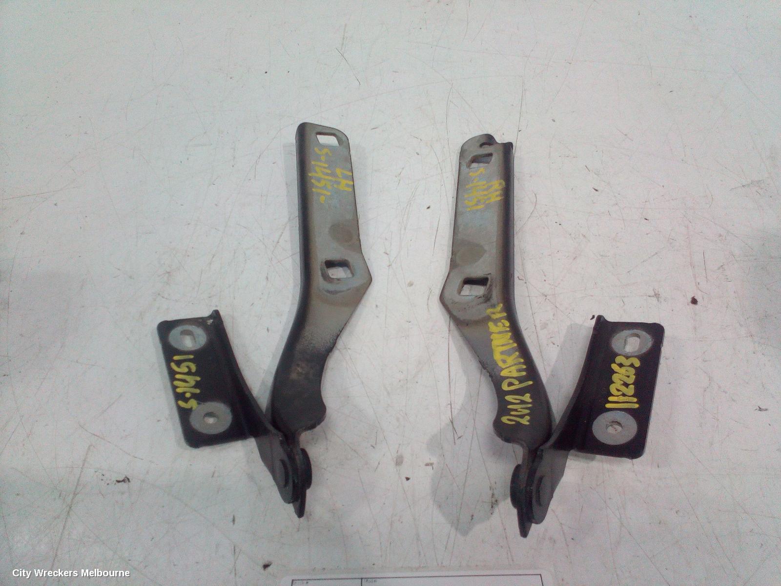 PEUGEOT PARTNER BONNET HINGE/STRUT, VAN 09/2008 - 01/2015 - Image 1