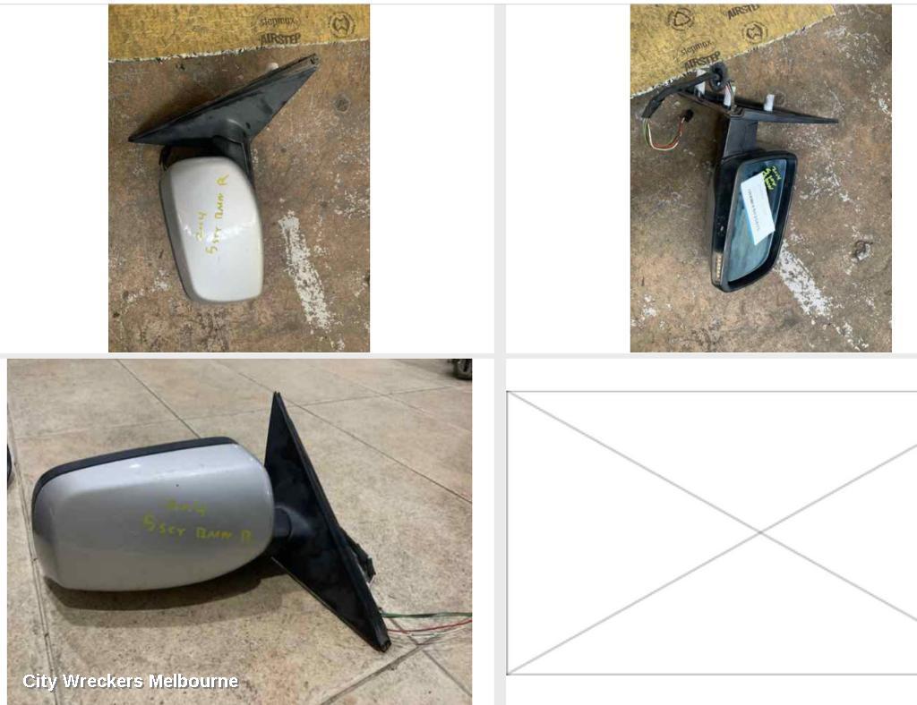 BMW 5 SERIES RIGHT DOOR MIRROR, E60, NON AUTO DIP, W/ LIGHT PACKAGE, NON MEMORY TYPE, 10/2003 - 09/2005 - Image 1