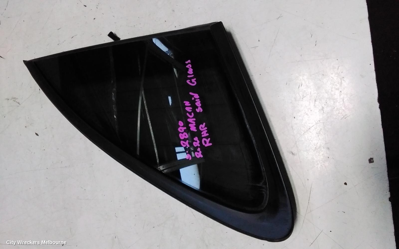 PORSCHE MACAN RIGHT REAR SIDE GLASS, 95B, 06/2014 - 12/2025 - Image 1