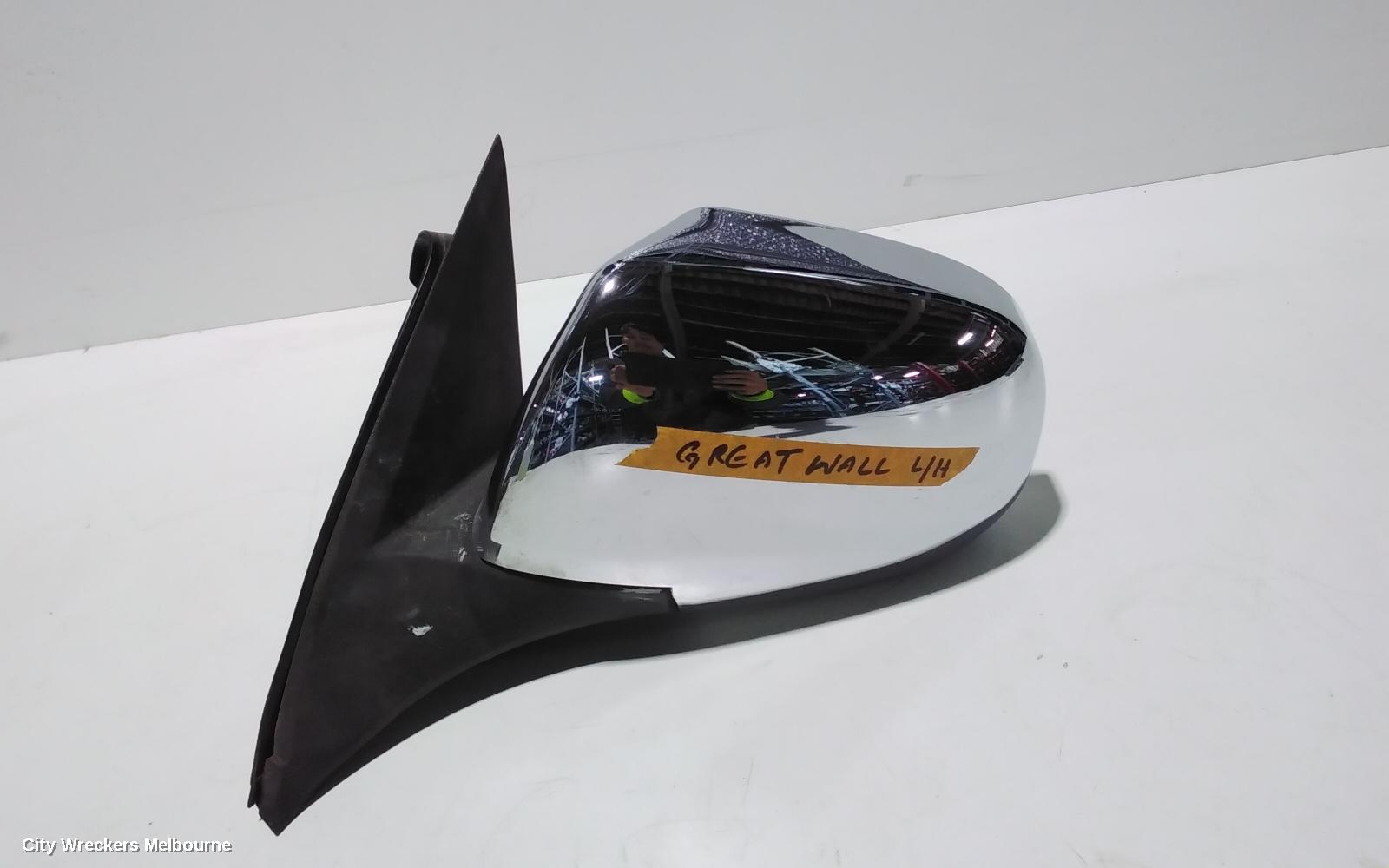 GREAT WALL V200/V240 LEFT DOOR MIRROR, K2, CHROME, 07/2009 - 01/2015 - Image 3