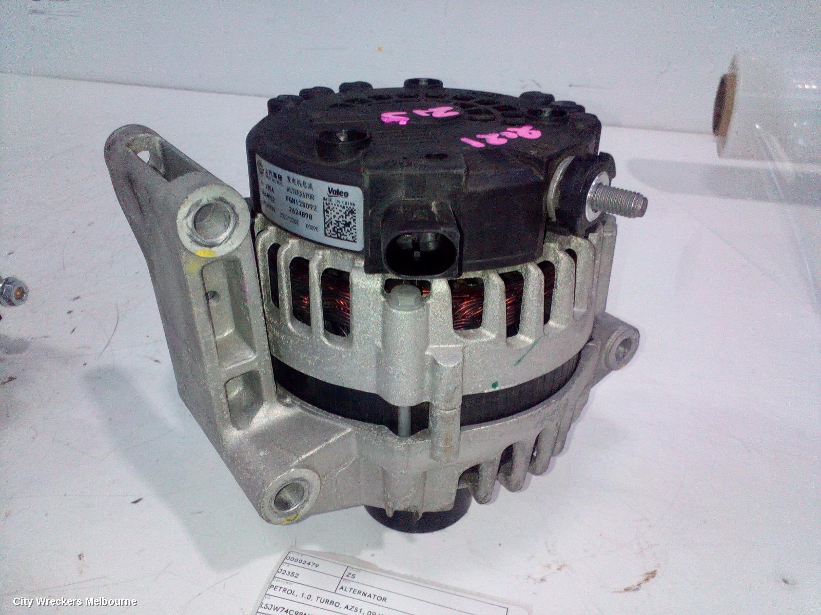 MG ZS ALTERNATOR, PETROL, 1.0, TURBO, AZS1, 09/2017 ONWARDS - Image 3
