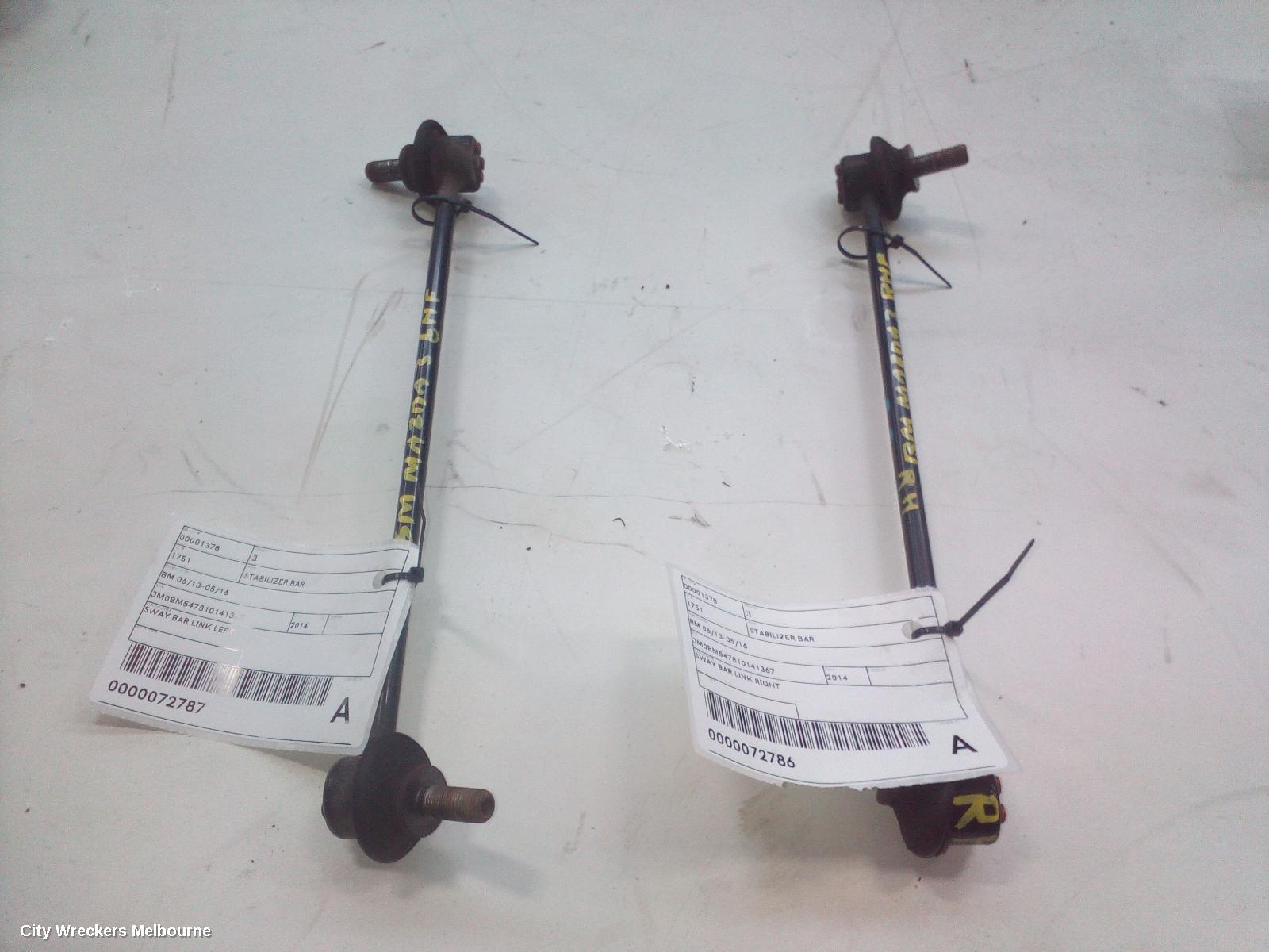 MAZDA 3 STABILISER BAR, BM-BN, SWAY BAR LINK (RH SIDE), 06/2013 - 02/2019 - Image 2