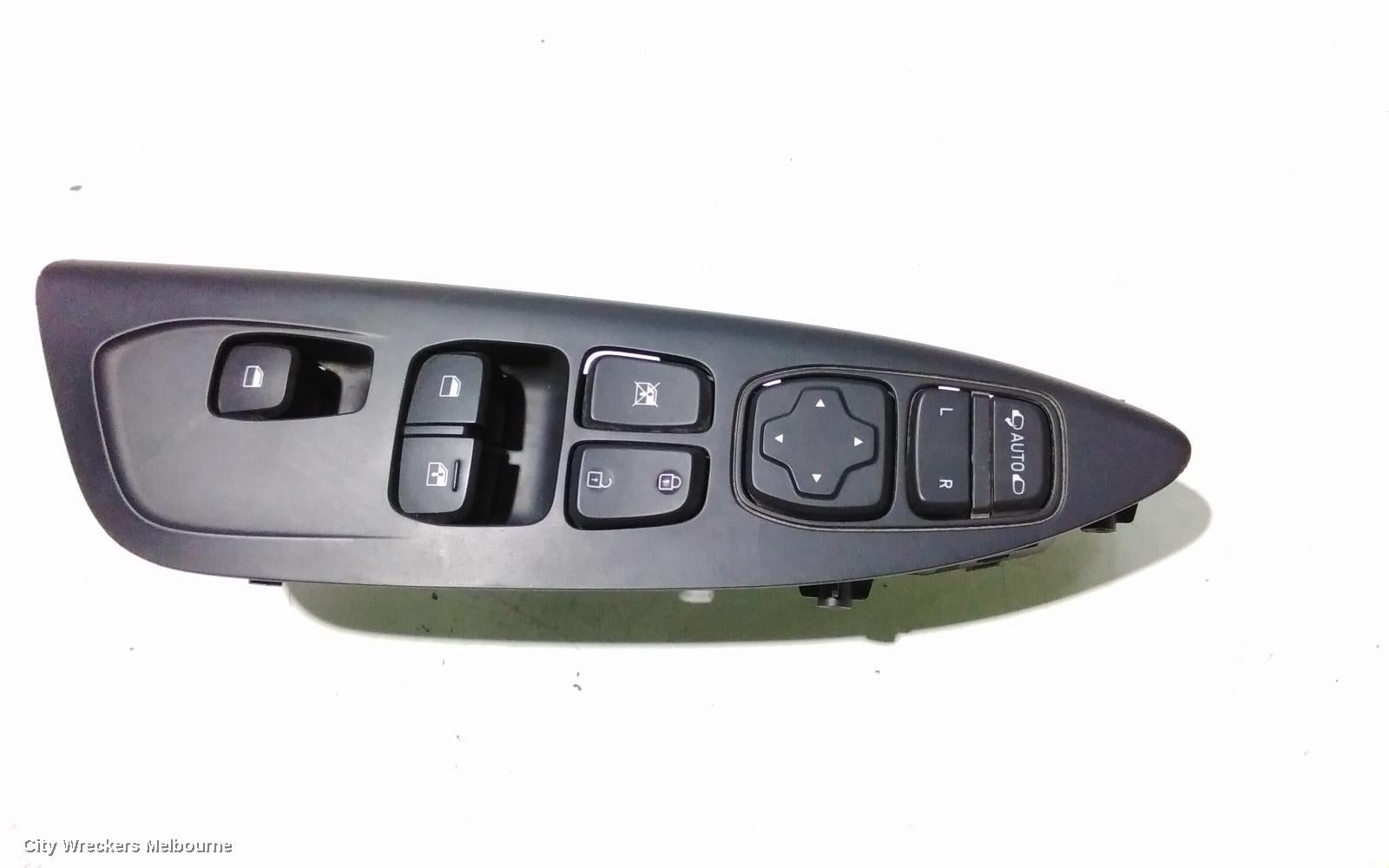 HYUNDAI VELOSTER PWR DR WIND SWITCH, RH FRONT (MASTER SWITCH), JS, 06/2019 - 07/2021 - Image 2