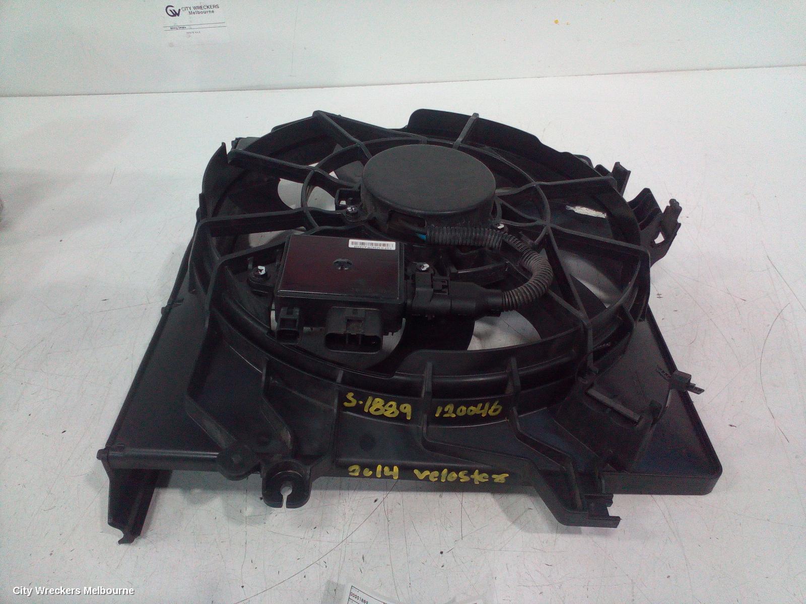 HYUNDAI VELOSTER FAN, RADIATOR FAN, FS, TURBO TYPE, 07/2012 - 02/2018 - Image 1