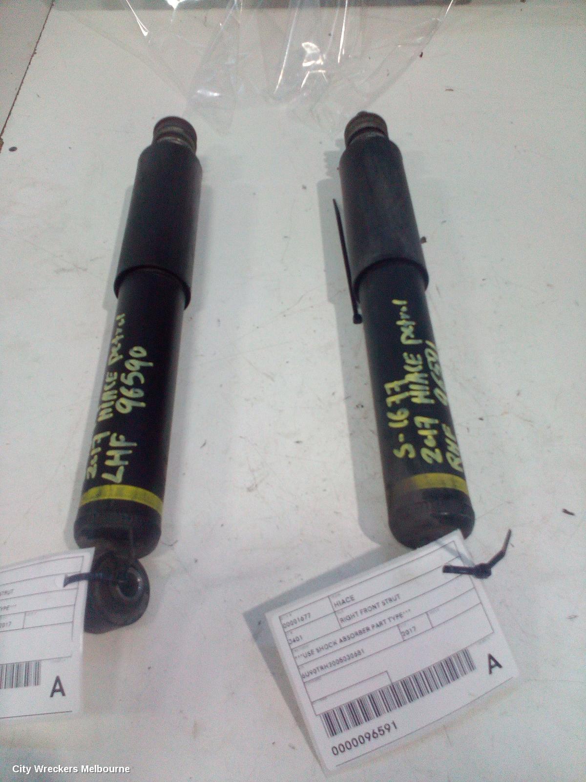 TOYOTA HIACE RIGHT FRONT STRUT, ***USE SHOCK ABSORBER PART TYPE*** - Image 2