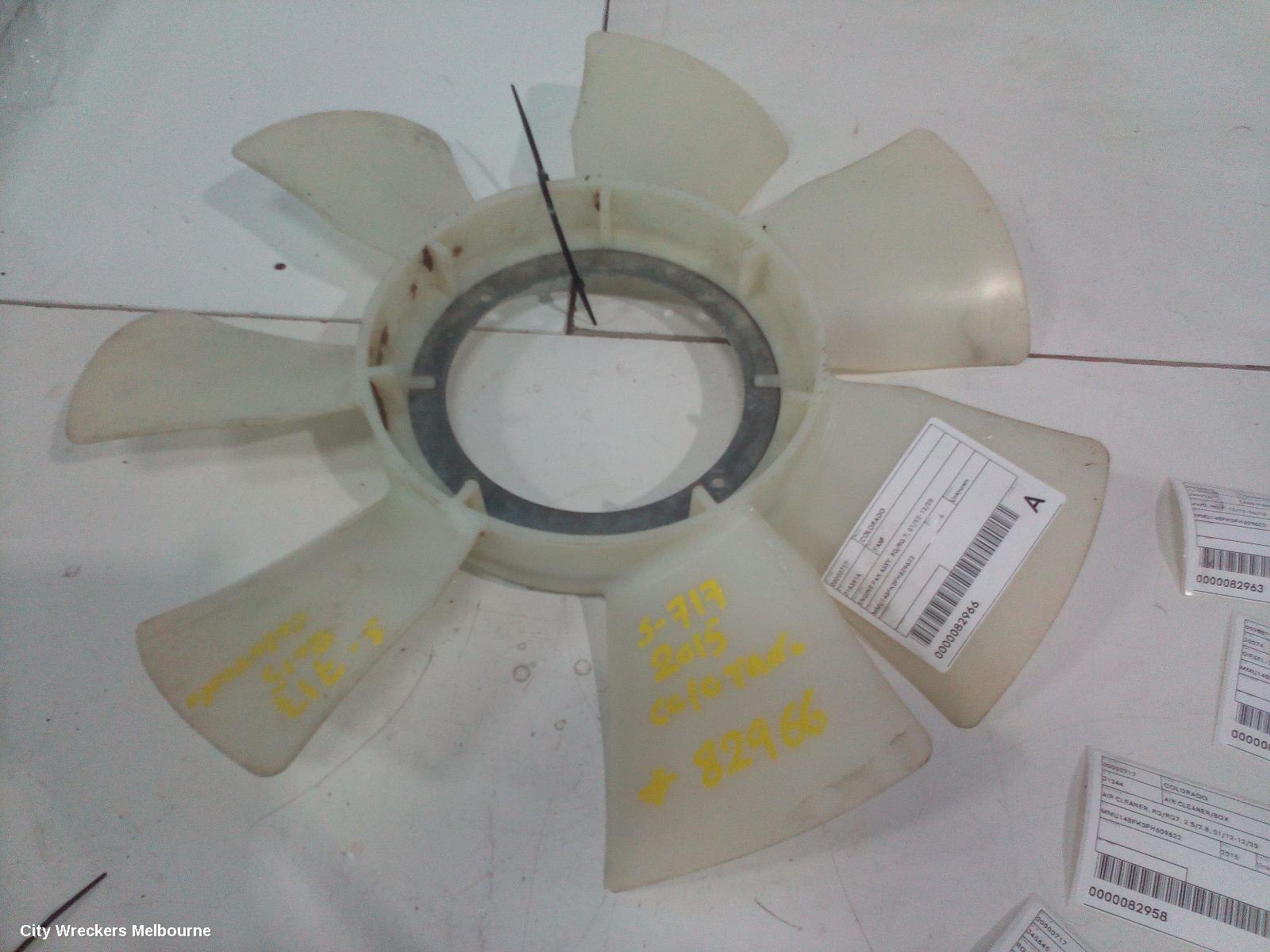 HOLDEN COLORADO FAN, ENGINE FAN ASSY, RG/RG 7, 01/2012 - 12/2020 - Image 2