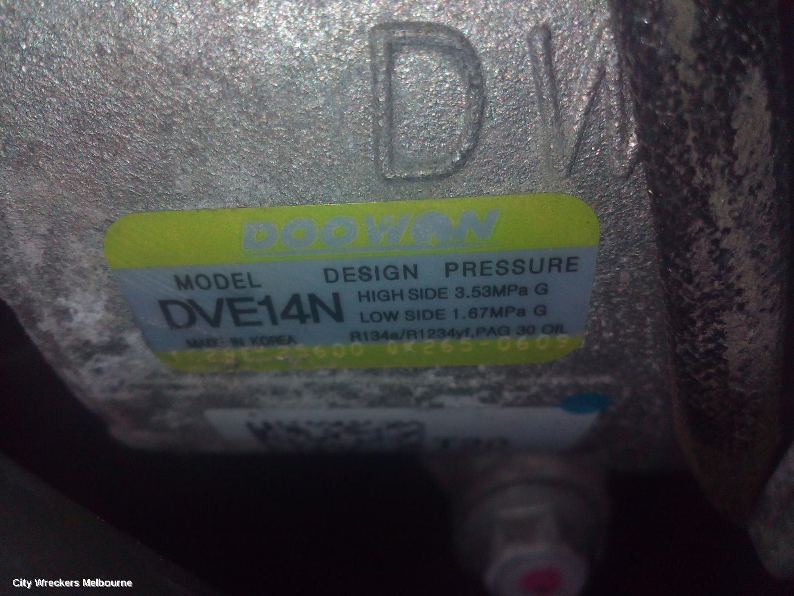 KIA SELTOS A/C COMPRESSOR, SP2, 2.0, PETROL, 07/2019 ONWARDS - Image 3