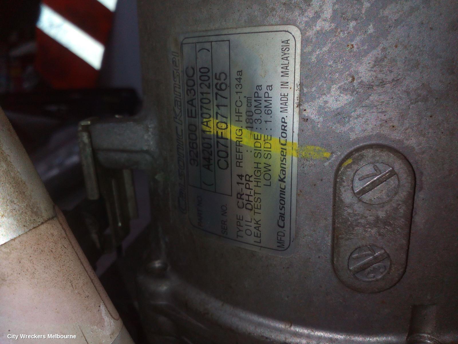 NISSAN NAVARA A/C COMPRESSOR, D40, 4.0, VQ40, PETROL, 09/2005 - 01/2010 - Image 1
