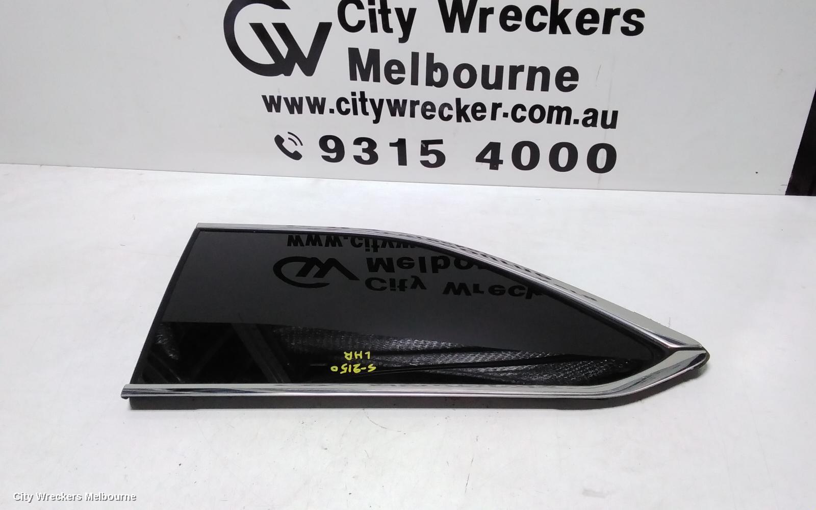 TOYOTA KLUGER LEFT REAR SIDE GLASS, GSU50/GSU55, 12/2013 - 02/2021 - Image 1