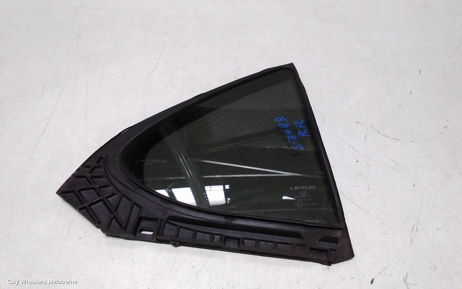 LEXUS UX RIGHT REAR 1/4 DOOR GLASS, X10, 10/2018 ONWARDS - Image 2