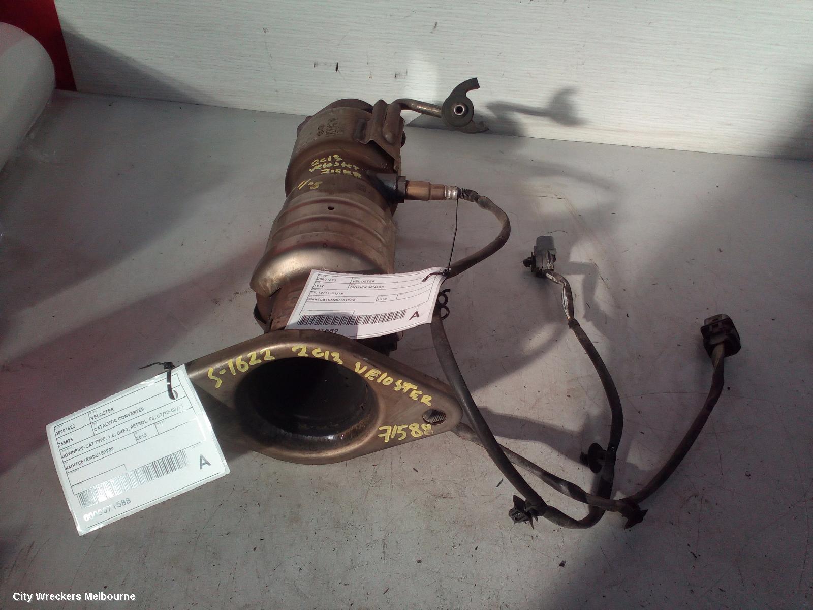 HYUNDAI VELOSTER CATALYTIC CONVERTER, DOWNPIPE-CAT TYPE, 1.6, G4FJ, PETROL, FS, 07/2012 - 02/2018 - Image 2