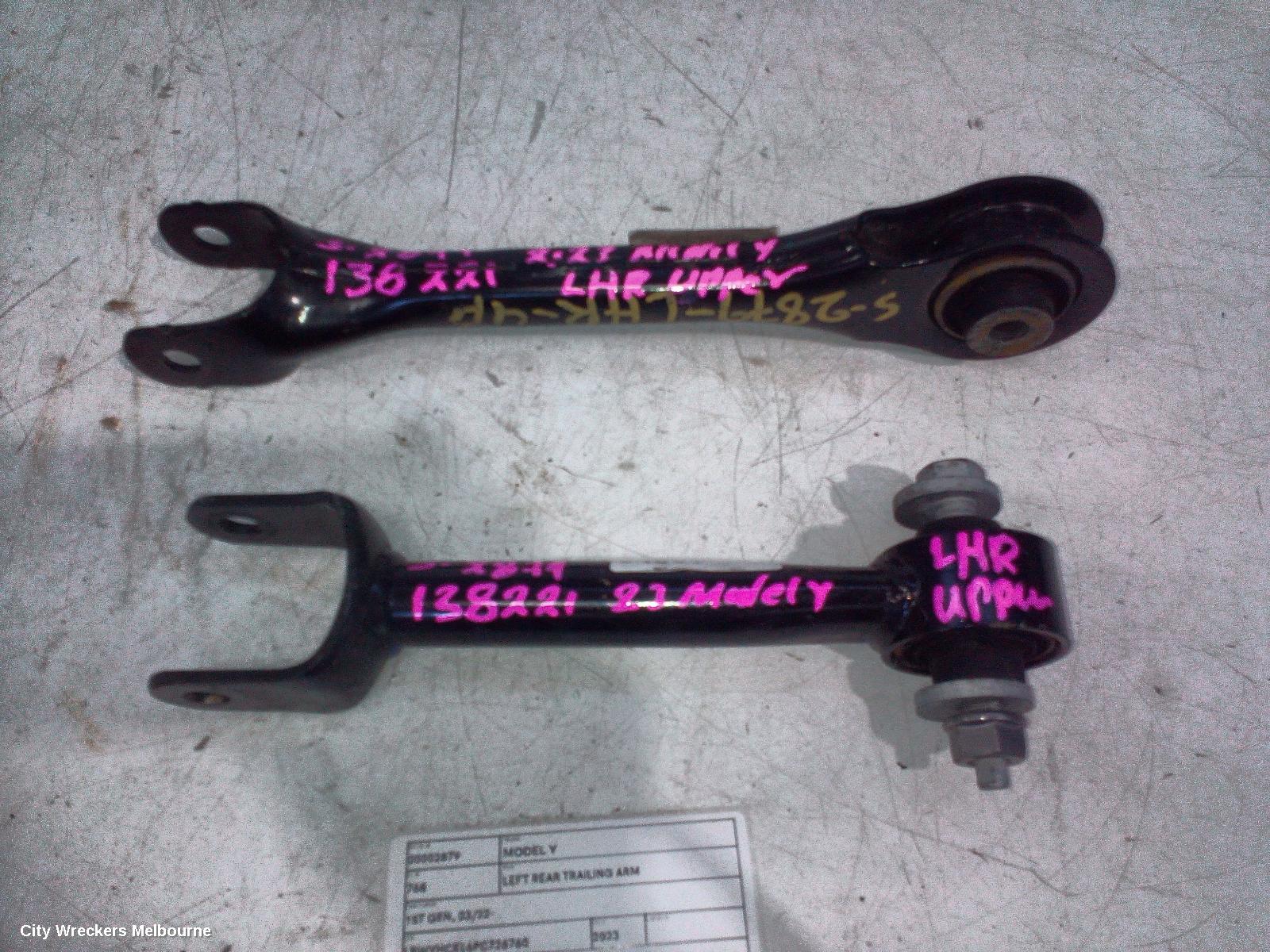 TESLA MODEL Y LEFT REAR TRAILING ARM, 1ST GEN, UPPER CONTROL ARM-REAR, 03/2022 - 02/2025 - Image 1