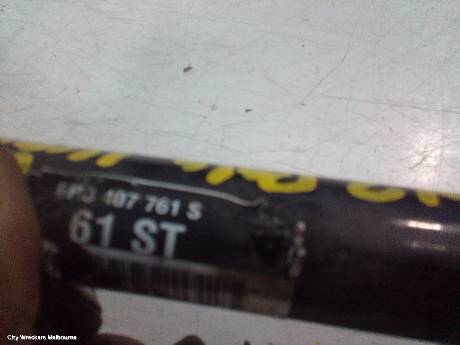 VOLKSWAGEN POLO LEFT DRIVESHAFT, AUTO T/M, PETROL, 1.4, TURBO, 6R, 05/2010 - 05/2014 - Image 3