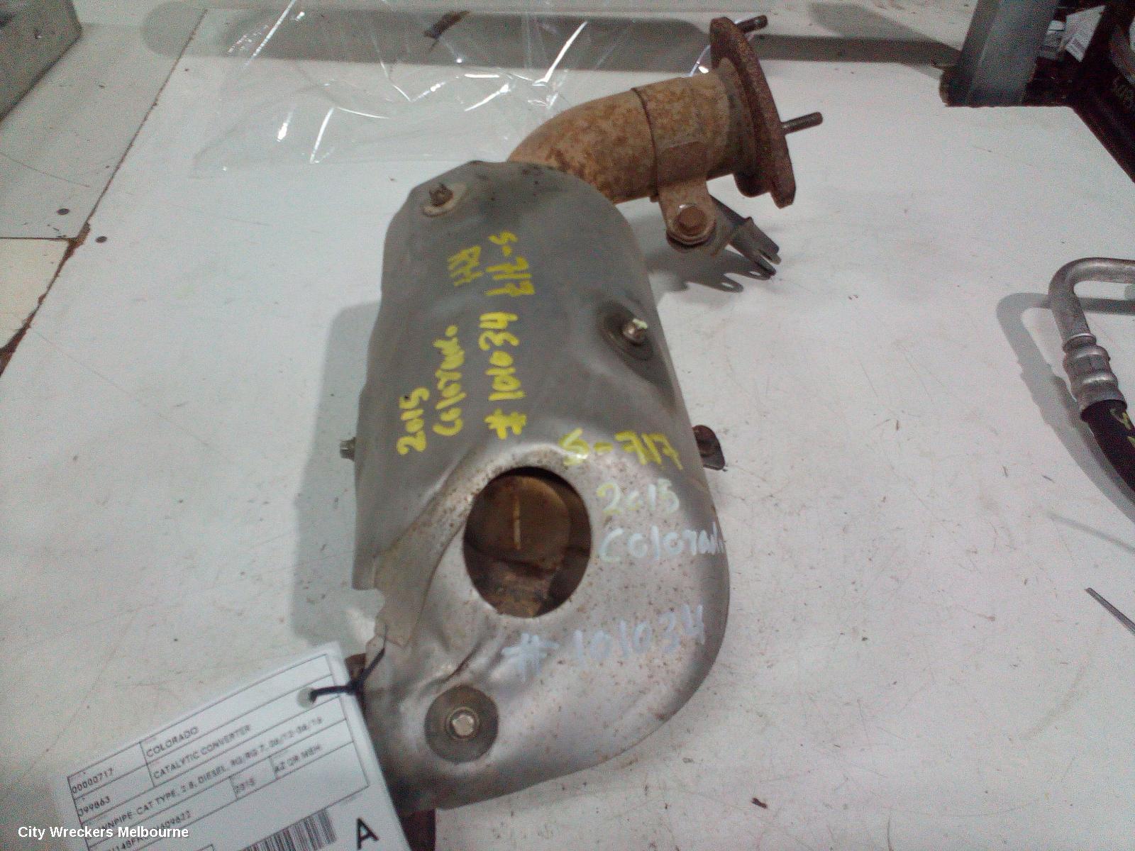 HOLDEN COLORADO CATALYTIC CONVERTER, DOWNPIPE-CAT TYPE, 2.8, DIESEL, RG/RG 7, 06/2012 - 06/2016 - Image 3