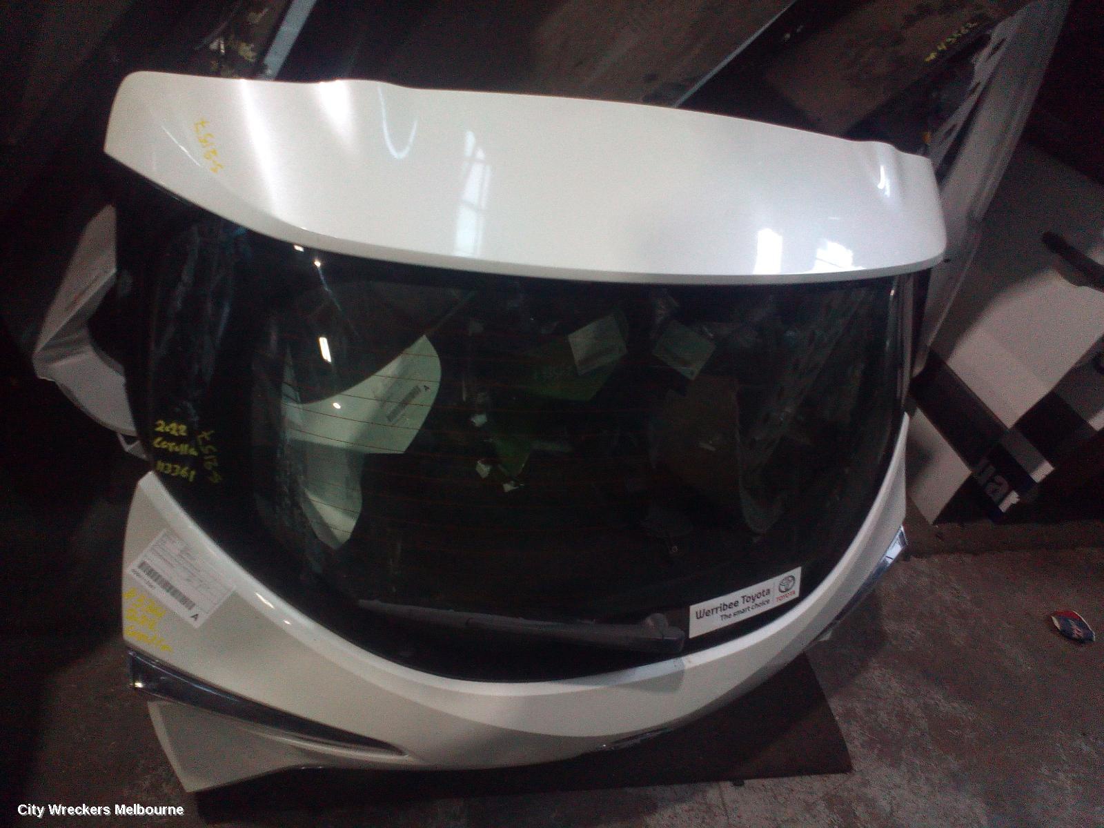 TOYOTA COROLLA BOOTLID/TAILGATE, TAILGATE, E210, HATCH, NON HYBRID TYPE, 07/2018 ONWARDS - Image 1