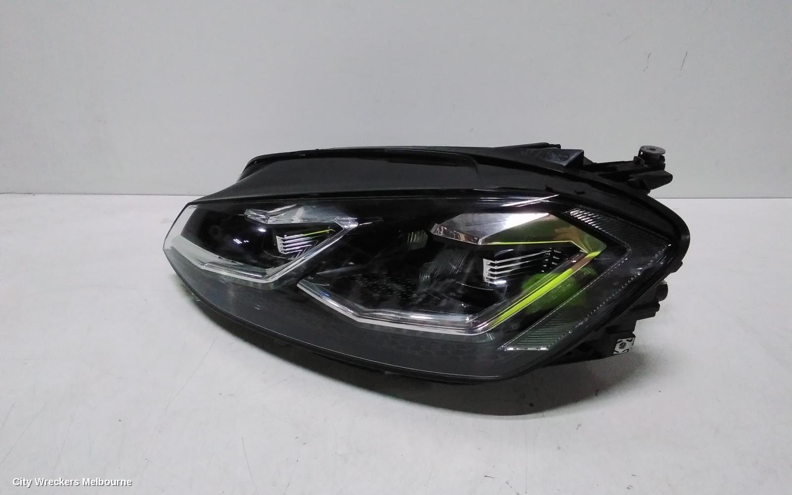 VOLKSWAGEN GOLF LEFT HEADLAMP, GEN 7, HIGHLINE/R LINE, LED TYPE, 03/2017 - 08/2020 - Image 1