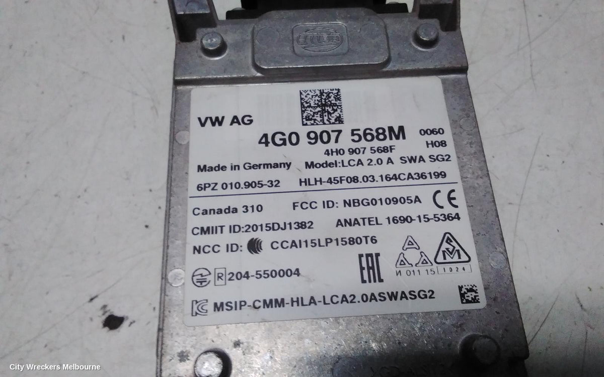 AUDI A6, C7/4G, 04/2011 - 06/2018, 4G0 907 568 M BLIND SPOT RADAR CONTROL MODULE   LHR: 144255 - Image 3